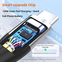 Câble de données USB 3.0 Micro-B 2A portable pour disque dur WD SanDisk, utilisation ordinateur/téléphone portable, câble blindé en nylon de 2 m