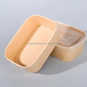 Recyclable Eco Friendly Lunch Box Food Packaging Takeaway Custom Food Packaging Box