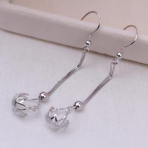 Componentes de joyería Wenchi S925 de plata para bricolaje: accesorios para collar femenino, engaste de perla vacío sin perforación de 7-8 mm, gancho para pendiente. - Product Image 4