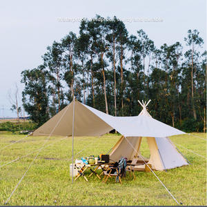 Tente <span class=keywords><strong>tipi</strong></span> indienne imperméable en forme de pyramide pour le camping en plein air, vente en gros - Product Image 3