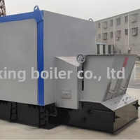 Boiler Udara Panas Multi-Bahan Bakar Horizontal 1,8MW (Biomassa/Kayu/Arang Batu) 1.500.000 KCal Pasokan Udara Panas Ekstra