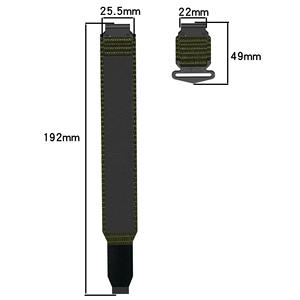 Eraysun 20/22/26mm correa elástica de liberación rápida pulsera reemplazable para <span class=keywords><strong>Garmin</strong></span> Fenix 8/E/Enduro3 correa de reloj de nailon de tela - Product Image 3