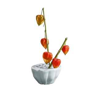 Piccolo <span class=keywords><strong>vaso</strong></span> <span class=keywords><strong>in</strong></span> ceramica Celadon Lotus Pod Zen stoviglie composizioni floreali e porta tè per piante e <span class=keywords><strong>fiori</strong></span> - Product Image 5