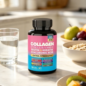 Cápsulas de Colágeno Aura, Suplementos de Colágeno, Biotina, Queratina, Vitamina C para Mujeres, Piel Radiante, Crecimiento del Cabello - Product Image 5