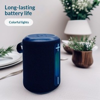 Enceinte sans fil RGB TWS BS130 5.3 avec subwoofer ABS, batterie intégrée 500-1000mAh, radio FM, idéale pour l'extérieur et le bureau
