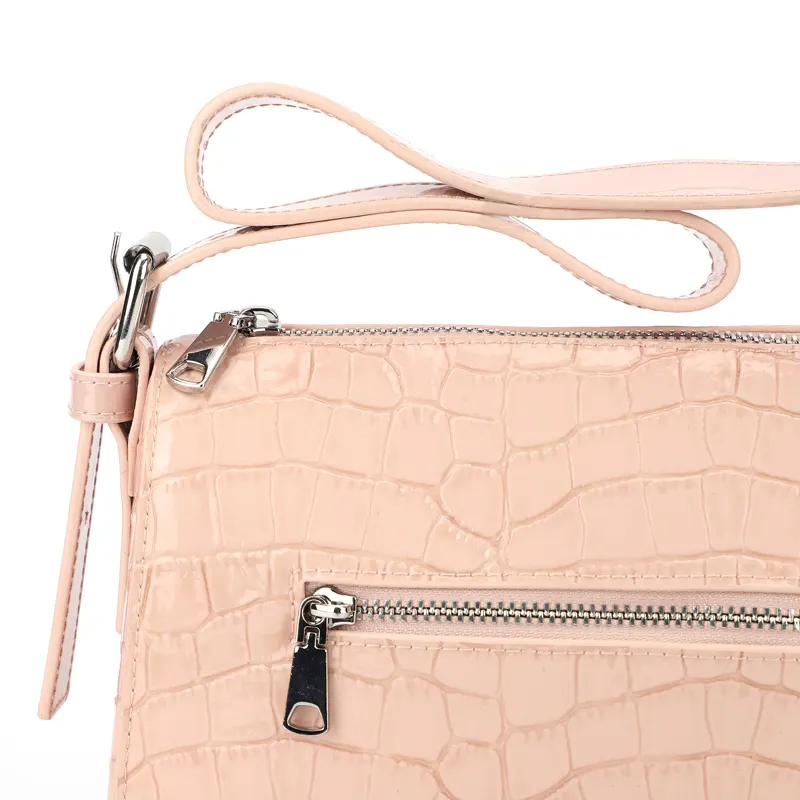 Trendy Modern New Designer Handbags Famous Brands Ladies Axillary Bag Crocodile Handbag Women