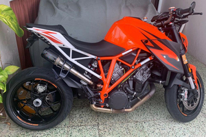 Silenciador de tubo de enlace medio para motocicleta, tubo de escape extraíble, doble salida, para <span class=keywords><strong>KTM</strong></span> <span class=keywords><strong>1290</strong></span> Super Duke R <span class=keywords><strong>2014</strong></span> 2015 2016 - Product Image 5