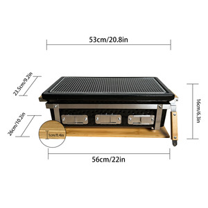 Auplex MAX Barbecue <span class=keywords><strong>japonais</strong></span> sans fumée au charbon de bois pour barbecue coréen à la maison - Product Image 2