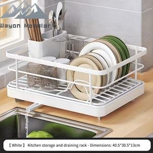 <span class=keywords><strong>Égouttoir</strong></span> à vaisselle en acier inoxydable robuste Wayon avec porte-couverts, modèle approuvé ISO9001 DR-110-ELITE - Product Image 4