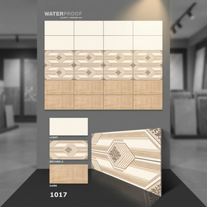 Azulejos de pared de cerámica de diseño moderno de porcelana atractiva de 300x600mm 12x24 para cocina, sala de estar, comedor, interiores, la mejor calidad - Product Image 6