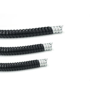 국가 표준 유연한 아연 도금 강철 PVC 도관 케이블 슬리브 두꺼운 와이어 골판지 파이프 직경 10-30mm - Product Image 5