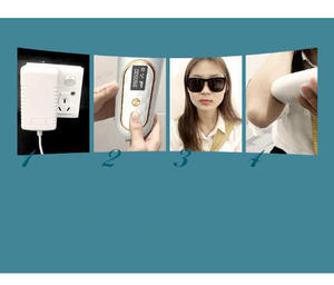 Zogifts Vente Chaude sur Alibaba Épilateur Électrique Portable Indolore pour Femmes <span class=keywords><strong>Épilation</strong></span> du Visage - Product Image 3