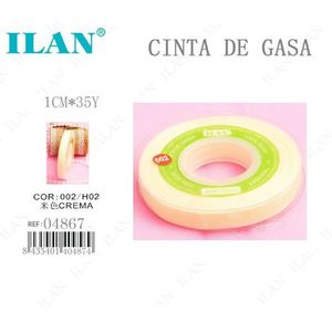Nastro di Garza 1Cm 35Y Colore Crema per Uso Medico - Product Image 1
