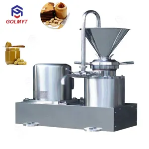 Mesin pembuat pasta zaitun otomatis/mesin pembuat mentega kacang koloid harga rendah/penggiling koloid kenari