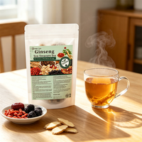 Thé Herbal Sain Sans Caféine Ginseng Dix Trésors en Sachet Marque Blanche Fabricant Fournisseur Vente en Gros 5g X10
