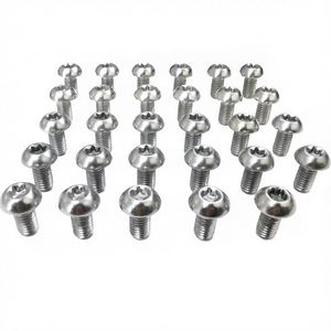 Boulon de roue anodisé en aluminium M12 M18 AL5052 AL6061 AL6063 AL7075 AL5083, boulon à collier sphérique - Product Image 1
