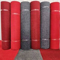 Tapis de couloir antidérapant en PVC personnalisé, coloré, vert, bleu, rose, rouge, pour hôtel, couloir, exposition, rouleau de tapis rouge