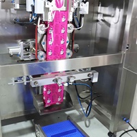 Machine d'emballage de sachets pour aliments, sachets à quatre soudures, pour haricots, lentilles, fruits secs, dattes, pistaches, pois chiches, snacks grillés