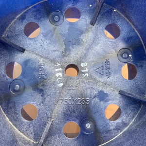 Pale de ventilateur axial 28 pouces avec roulement à manchon en plastique pour unité extérieure de climatisation centralisée Midea 750X235 - Product Image 1