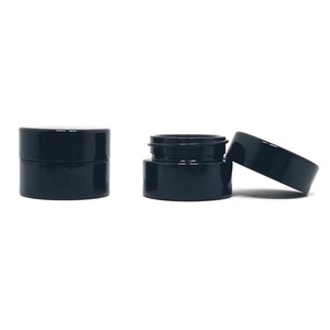 Black UV 5ml 5g 10g 10ml <b>Small</b> Mini Violet Glass Jar Concentrate <b>Container</b> - Product Image 1