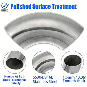 범용 맞춤형 스테인리스 아연 도금 벤트 파이프 2인치 2.5인치 <span class=keywords><strong>3</strong></span>인치 <span class=keywords><strong>3</strong></span>.5인치 <span class=keywords><strong>4</strong></span>인치 90도 단조 엘보 - Product Image 3