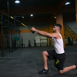 Yoga Fitness Suspensión Entrenador Ejercitador en casa Entrenamiento Cinturón colgante con cuerda de tracción de tensión para entrenamiento - Product Image 5