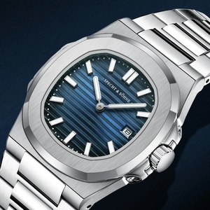 New Fashion Ultrathin Mens <b>Watch</b> 39MM Quartz Wristwatch Stainless Steel Waterproof Calendar 5711 <b>Watches</b> for Men - Product Image 5