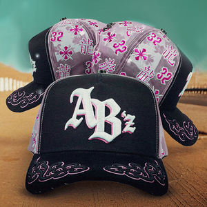 Gorras de Béisbol de Alta Calidad con Diseño de 5 Paneles de Gamuza para Hombre, Gorras Deportivas con Pedrería, Gorras Personalizadas Baez X Adriano Zendejas - Product Image 6