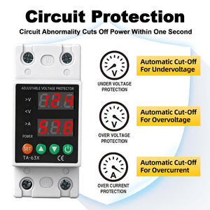 เครื่องป้องกันแบบปรับได้เครื่องตรวจสอบพลังงานรีเลย์อัจฉริยะ220V 2kVA เฟสเดียวโฮมออฟฟิศ SVC - Product Image 3