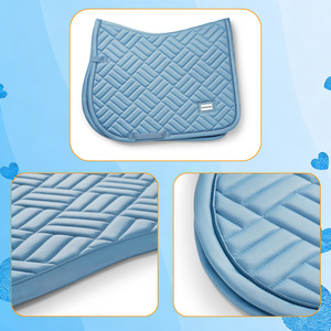 Ensemble assorti d'accessoires équestres écologiques en gros : tapis de selle rembourré, bonnet anti-mouches, cache-oreilles, brosses et bottes pour <span class=keywords><strong>chevaux</strong></span> - Product Image 5