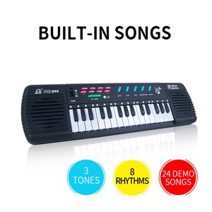Student Beginners 31-Key Electric <b>Keyboard</b> Toy-<b>Kids</b> Electronic Organ Microphone <b>Piano</b> De Juguetes Bilingual Learning - Product Image 5