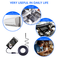 Endoscope industriel portable sans fil étanche 5,5 mm avec caméra d'inspection HD