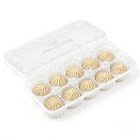 Boîte d'emballage alimentaire jetable transparente personnalisable, sûre, pour aliments congelés, recyclable, de qualité alimentaire, sans BPA, boîtes en plastique pour l'emballage alimentaire