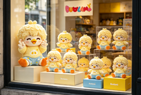 Peluche OEM de haute qualité en tissu doux pour enfants, idéale comme cadeau promotionnel d'entreprise