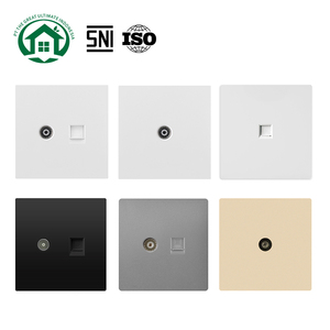 Pano.V Antenna <b>TV</b> International <b>Plug</b> in sleek black, featuring a single outlet for seamless global connectivity and enhanced - Product Image 1