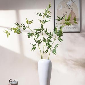 Hojas de Bambú Artificiales Meng Jie de 100cm y 200cm, Planta de Follaje de Seda para Decoración Zen de Salas de Té y Salas de Estar - Product Image 1