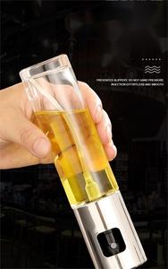 Pulvérisateur d'huile d'olive pour la cuisson vaporisateur d'huile d'olive <span class=keywords><strong>Mister</strong></span> bouteille en verre de 100ml pour pulvérisation d'huile d'olive pour salade BBQ cuisson de cuisine - Product Image 5