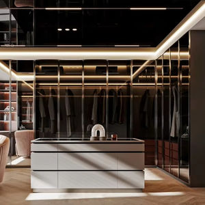 Appartements d'hôtel cinq étoiles Premium dressing de luxe système de stockage personnalisable Standard Villa armoire meubles - Product Image 5