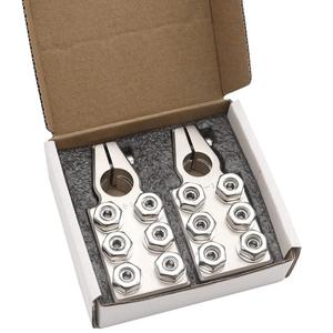 Serres-câbles pour batteries au plomb, calibre 8AWG jusqu'à 4/0(XL) AWG, connecteurs 12 voies, positif et négatif (+/-) (paire) - Product Image 5