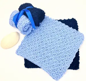 Y-Z रसोई कपास पकवान स्नान कपड़ा घर बुनना कपड़े धोने के लिए Facecloth Crochet Dishcloths