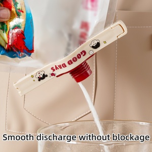 Clip de Sellado de Bolsas de Plástico para Alimentos, Diseño de Dibujos Animados, a Prueba de Humedad, con Boquilla de Descarga, Clip de Sellado para Cocina - Product Image 2