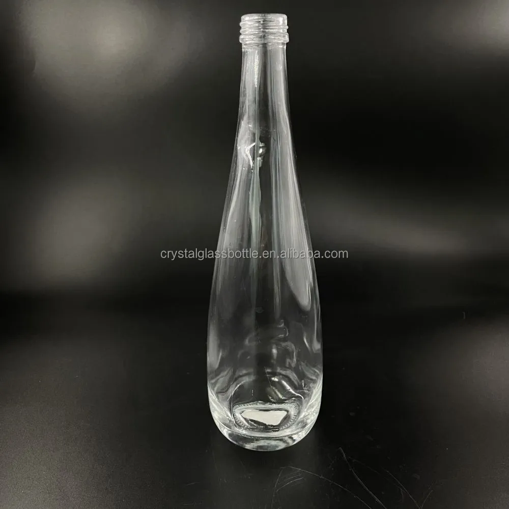 JINGNA reciclable pequeño rollo en botella de vino de vidrio 750ml botellas de vidrio para bebidas alcohólicas