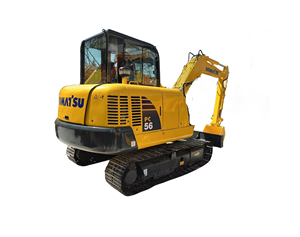 รถขุด Komatsu มือสองเครื่องจักรมือสองผลิตจากญี่ปุ่น PC56มือสอง - Product Image 1