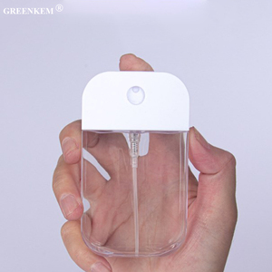 Flacon pulvérisateur <span class=keywords><strong>vide</strong></span> en plastique coloré de 50 ml pour salon de manucure, format carte de crédit, rechargeable, à fine brume - Product Image 2