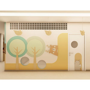 <span class=keywords><strong>Décoration</strong></span> murale en forme d'arbre Moetry pour salle <span class=keywords><strong>de</strong></span> <span class=keywords><strong>classe</strong></span> préscolaire, hall <span class=keywords><strong>de</strong></span> maternelle, aire <span class=keywords><strong>de</strong></span> jeux intérieure pour enfants, thème forêt - Product Image 4