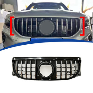 Grille verticale Mercedes-Benz GLB en ABS, style GT, pièce de rechange pour pare-chocs avant 2024-2025 - Product Image 1