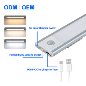EGH USB Wiederaufladbare <span class=keywords><strong>LED</strong></span> Moderne Schrankleuchte Innenbeleuchtung für Küchenschränke Kabellose Bewegungssensor Dimmbare Aluminium-Kunststoff-Leuchte - Product Image 2