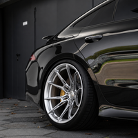 Jantes forgées concaves de style R2 de 18 à 21 pouces 5x112 5x114.3 en couleur gunmetal pour Mercedes Wheel AMG GT C190 GTS GTC