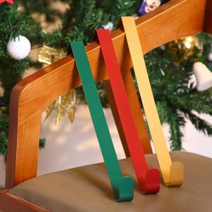Christmas Metal <strong>Wreath</strong> <strong>Hanger</strong> <strong>Door</strong> Hooks 14inch(BSCI Factory) - Product Image 1