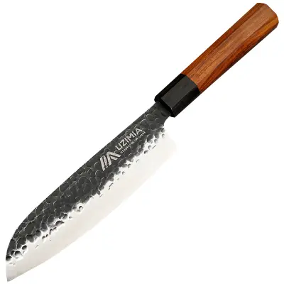 프리미엄 8Cr13 클래드 스틸 규토 나이프 8 인치 팔각형 손잡이가있는 일본 요리사 나이프